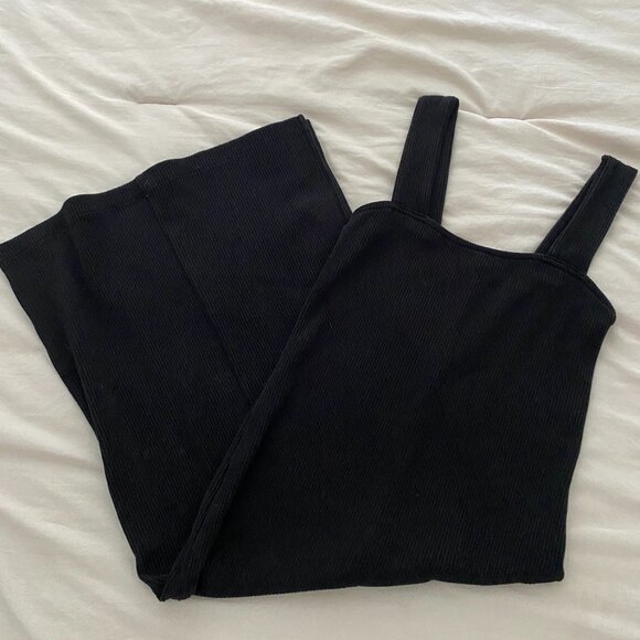 Old Navy Black Midi Dress (S) - Picture 1 of 1